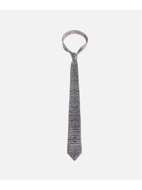 SNAKE PRINT TIE ELISABETTA FRANCHI | CR13L57E2685 Nero/Burro